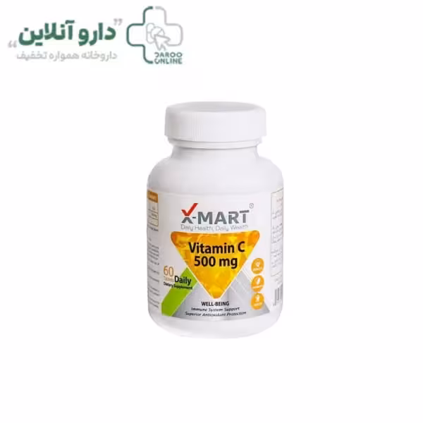قرص ویتامین C 500 میلی گرم ایکس مارت 60 عدد