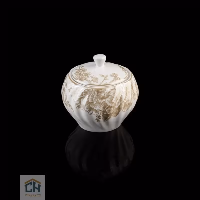 قندان چینی گلدکیش طرح Sarina مدل GK701107-6