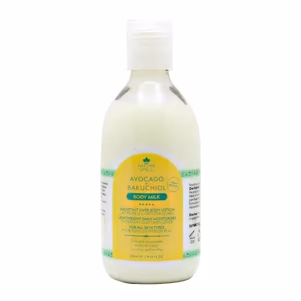 لوسیون بدن نیچر سپل NATURE SPELL مدل Bakuchiol and Avocado حجم 276 میل اصل