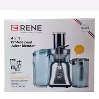آبمیوه گیری 4 کاره RENE مدل RJB-1706، همراه با ضمانت 24 ماهه