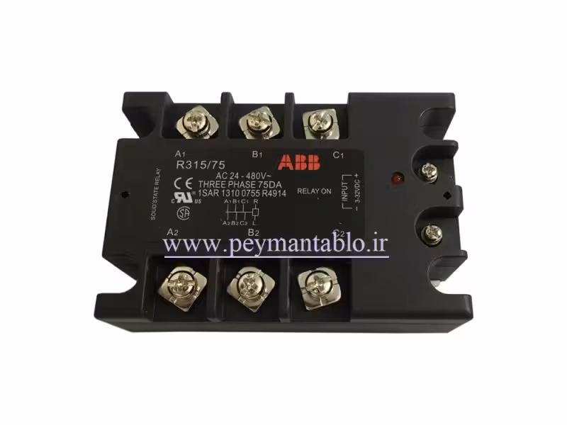 رله الکترونیکی SSR سه فاز 75 آمپر ABB