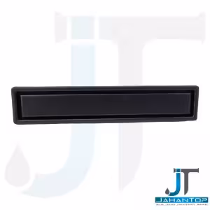 کفشور خطی 6*30 سانت استیل دوحالته سرامیک خور مشکی پرو اسلیم آرین