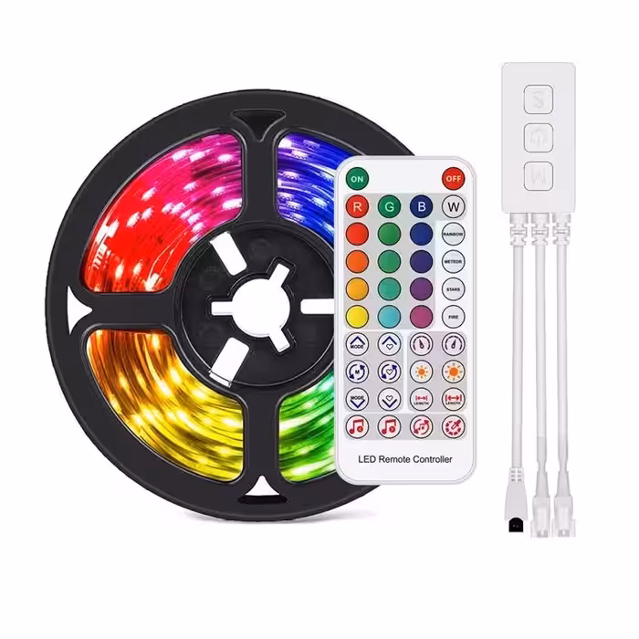 ریسه ال ای دی مدل هوشمند کد RGB IC ws2811 lonstar طول 10 متر