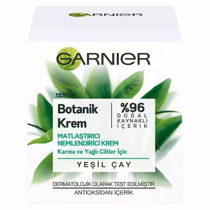 مرطوب کننده پوست چرب و مختلط گارنیه  مدل چای سبز حجم 50 میلی لیتر