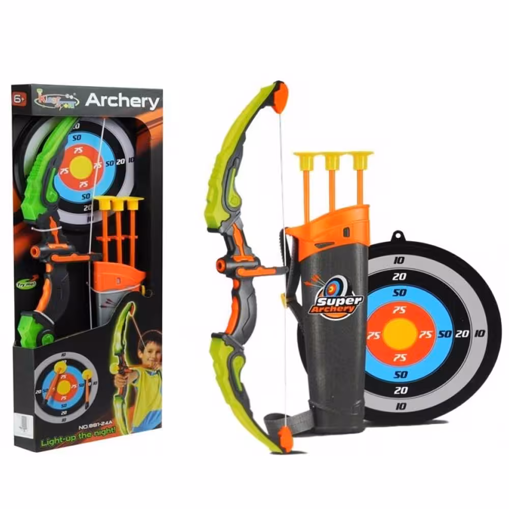 اسباب بازی تیر و کمان برند کینگ اسپرت سبز مدل 1803A