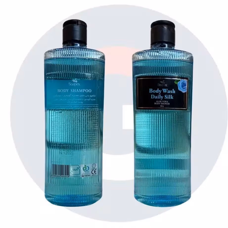 شامپو بدن آلوئه ورا آبی سوپکس 520ml