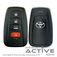 قیمت قاب ریموت فابريک خودرو تويوتا C-HR اسمارت چهار دکمه