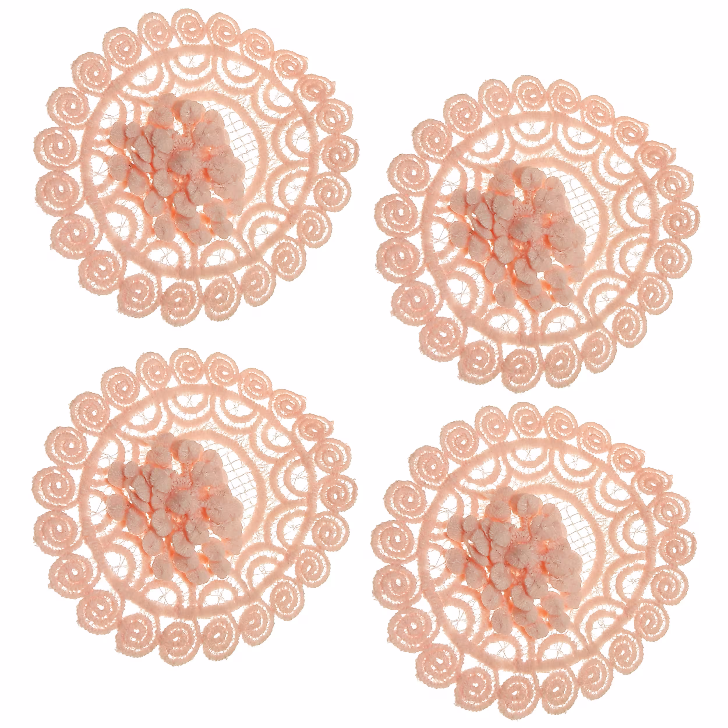 استیکر گل کنفی مدل Y6837 بسته 4 عددی