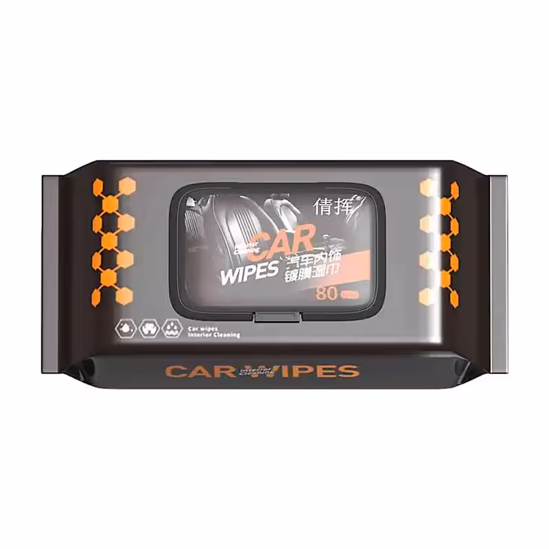 دستمال مرطوب مخصوص کفش و خودرو بسته 80 عددی کد630