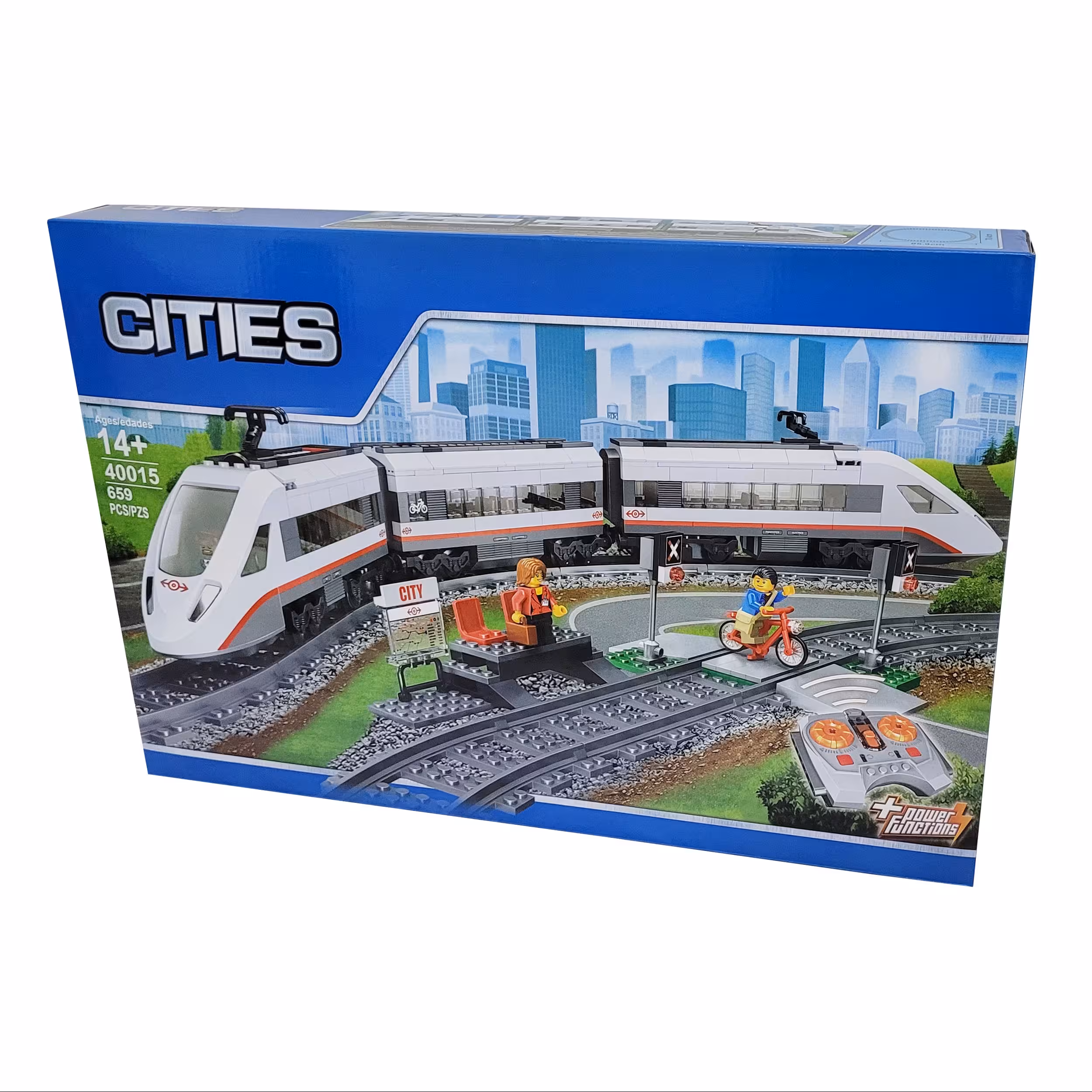 لگو ساختنی قطار شهری کنترلی با قابلیت حرکت دارای 659 قطعه