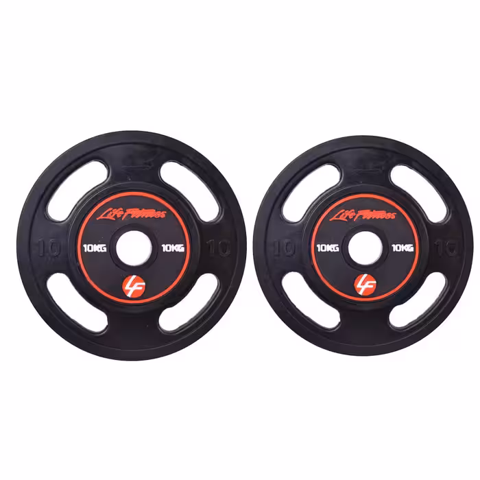 صفحه هالتر 4 دستگیره 10 کیلویی LIFEFITNESS بسته دو عددی