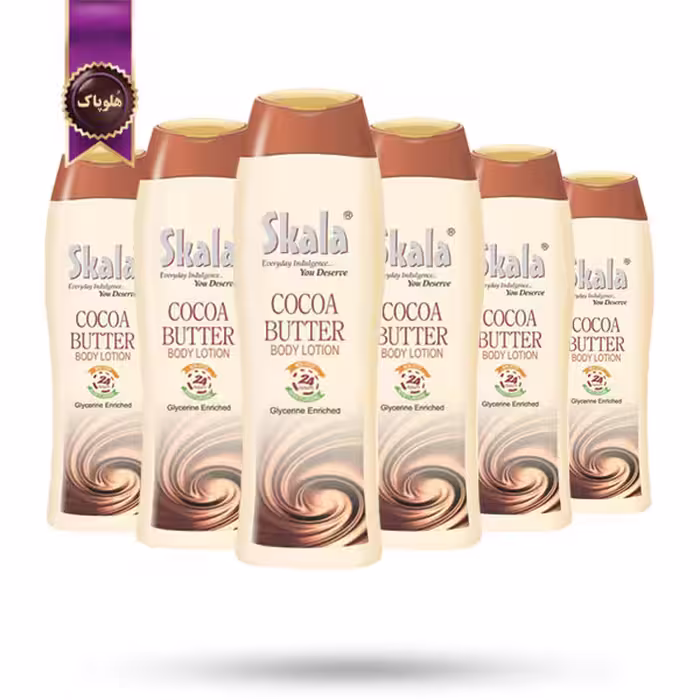 6 عدد لوسیون بدن اسکالا Skala مدل کره کاکائو COCOA BUTTER حجم 400 میلی لیتر (اورجینال)