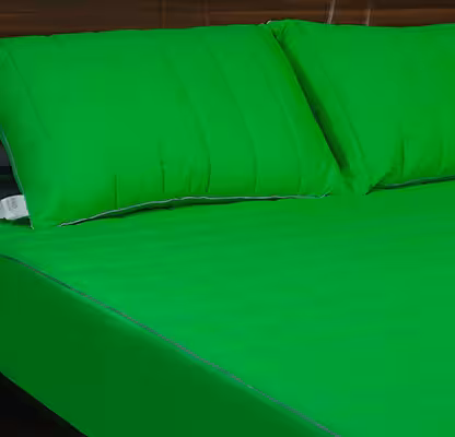 سرویس ملحفه روتشکی پد دار آکو رنگ سبز