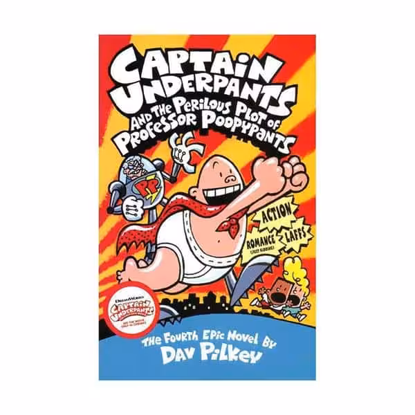 کتاب رمان CAPTAIN UNDERPANTS VOL. 4 کاپیتان زیر شلواری جلد 4