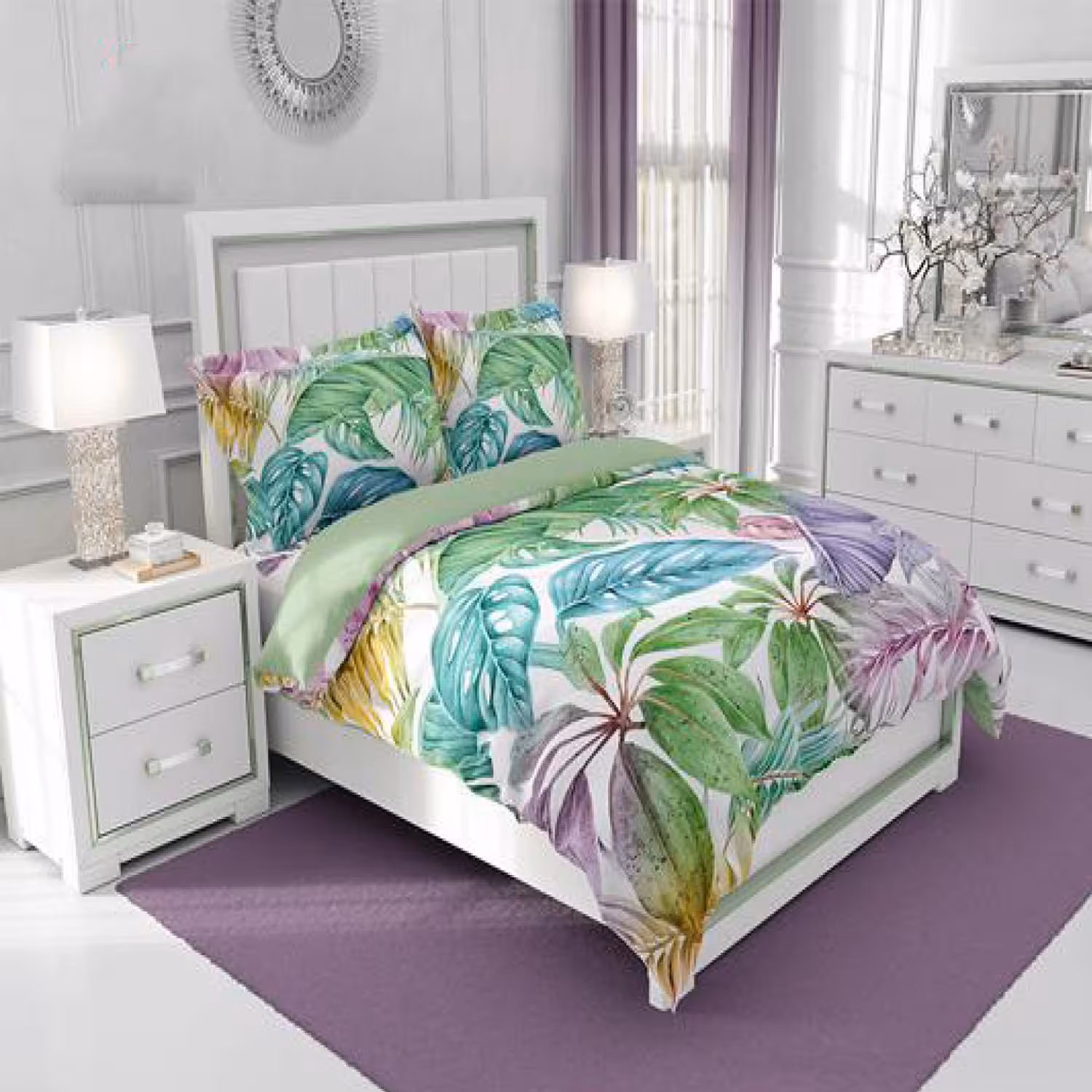 سرویس روتختی طرح‌دار چیداری مدل 4107