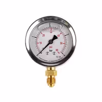 گیج فشار صفحه 10 سانت روغنی 4 بار