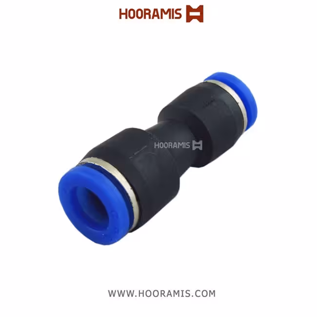 فیتینگ تبدیل مستقیم شلنگ به شلنگ پنوماتیک 12 میلیمتر به 10 میلیمتر