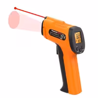 ترمومتر صنعتی ThermoPro TP30 | لیزر فوکوس مادون قرمز | اندازه‌گیری دما از -50 تا 550 درجه سانتی‌گراد | مناسب برای مواد جامد و مایعات | نمایش سریع و دقیق دما | ابزار حرفه‌ای برای صنایع و آشپزخانه