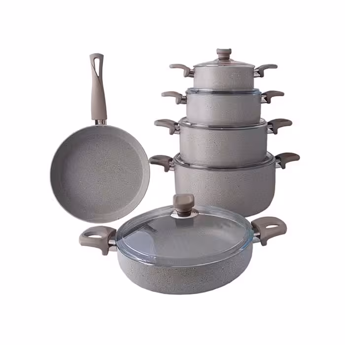 سرویس  قابلمه 11 پارچه ریوالد مدل یورک طوسی