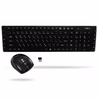 کیبورد و موس سیمدار ELEVEN KM400