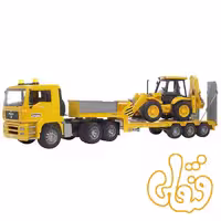 MAN TGA Tieflader mit JCB 4CX Baggerlader 02776