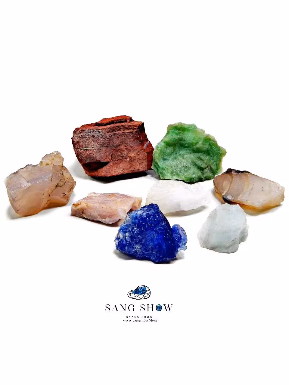 پک سنگ های 7 چاکرا متشکل از 8 سنگ ویژه Pack38