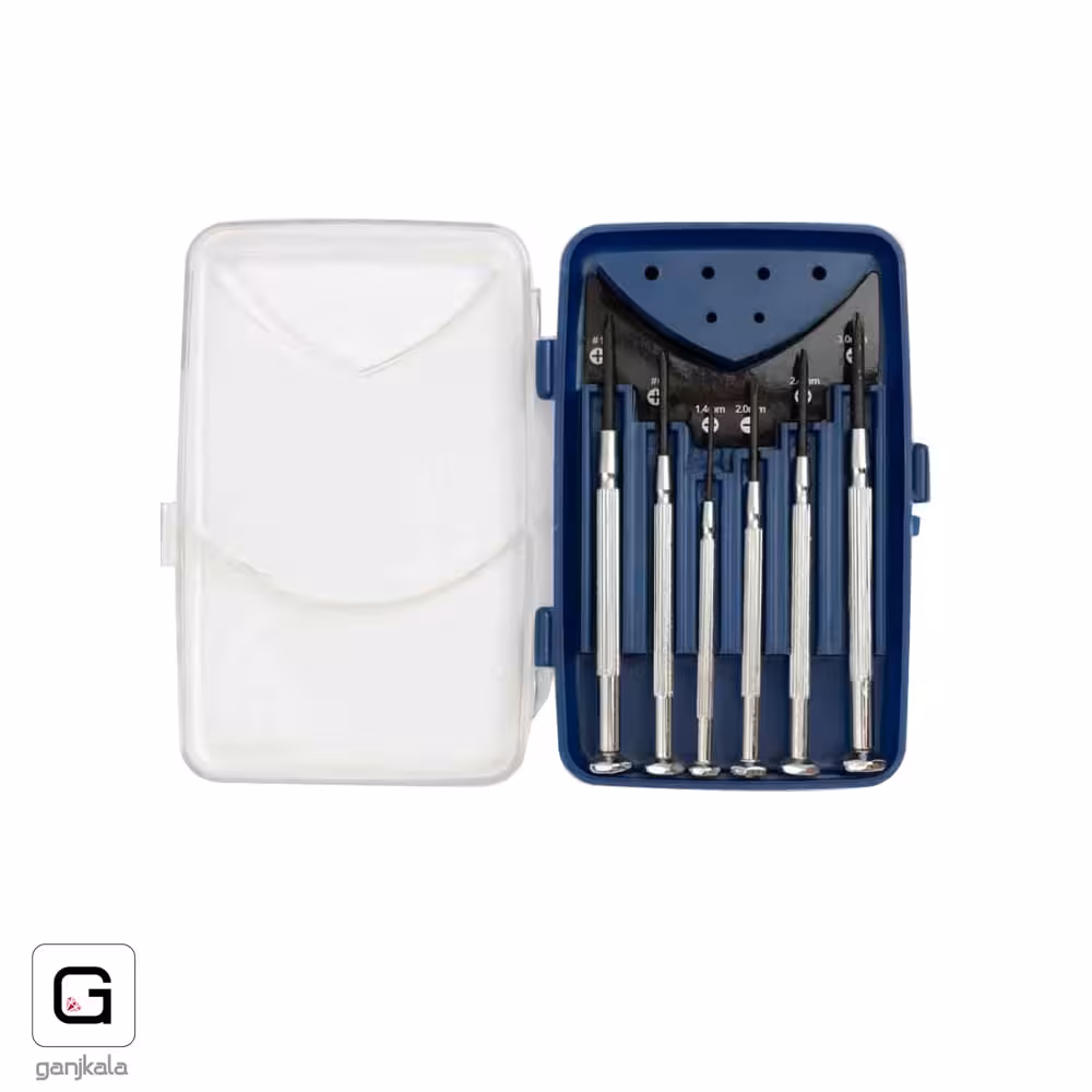 ست پیچ گوشتی 6 عددی ساعتی استارمکس