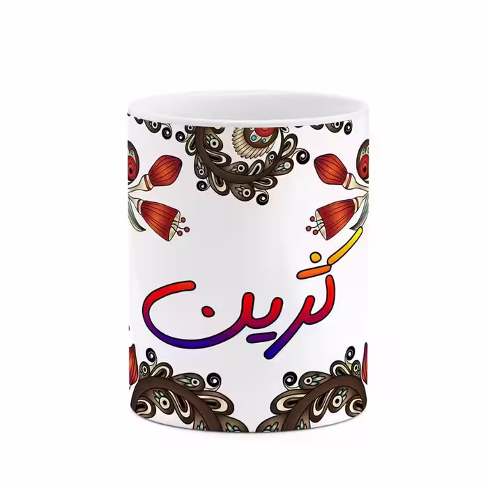 ماگ   اسم کژین  سنتی گل و بته کد mgh46586