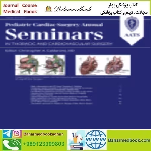 Seminars in Thoracic and Cardiovascular Surgery Pediatric Cardia