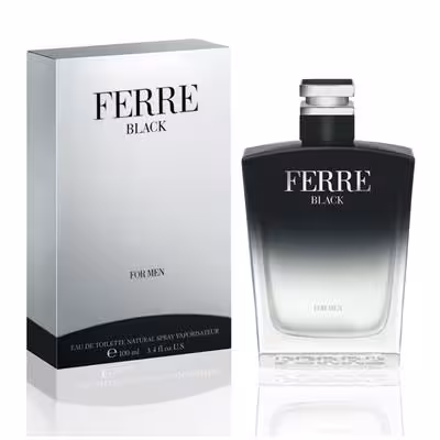 عطر و ادکلن مردانه جیانفرانکو فره بلک ادوتویلت GIANFRANCO FERRE BLACK EDT FOR MEN