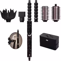 سشوار و حالت دهنده موی برند Shark آمریکا مدل HD446EU FlexStyle Sparkle 5-in-1 نسخه محدود الماس سیاه