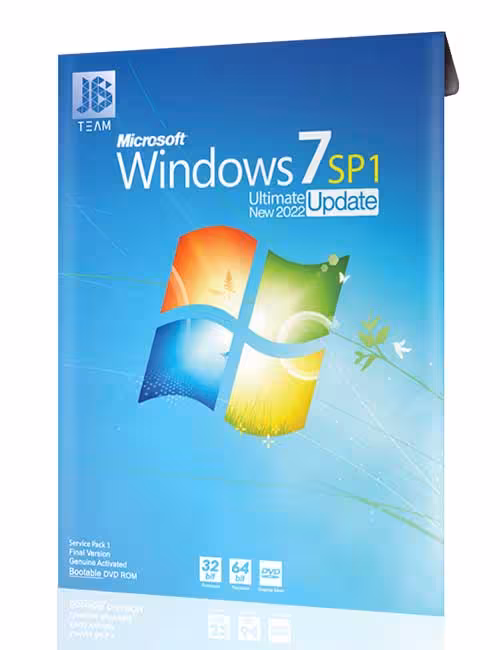 ویندوز 7 Ultimate به همراه آپدیت 2023 جی بی