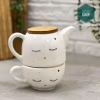 قوری و فنجان کیوت