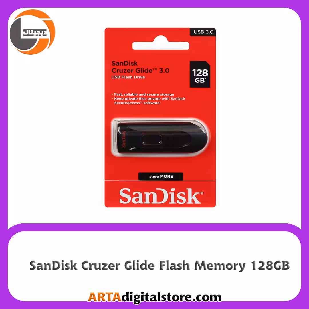 فلش مموری SanDisk Cruzer Glide 128GB Black