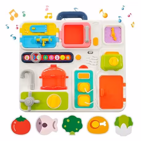 اسباب بازی آموزشی آشپزخانه موزیکال و چراغدار هانگر Huanger