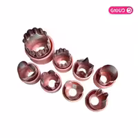 ست کاتر صورتی 8عددی چینی