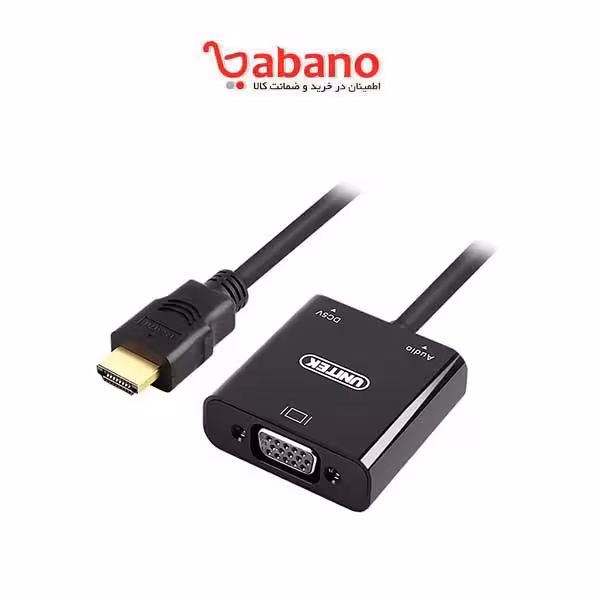مبدل HDMI به VGA یونیتک مدل Y-6355 همراه با آداپتور Micro/Mini HDMI
