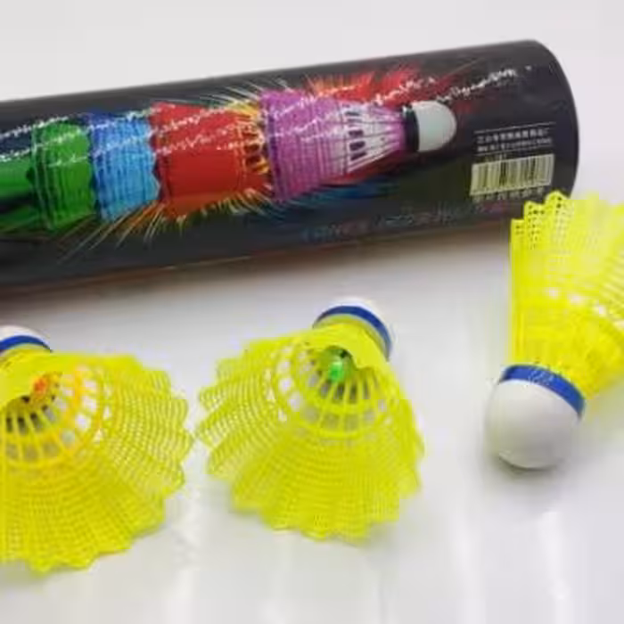 توپ بدمینتون پلاستیکی چراغدار 4 عددی