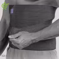 شکم بند تنفسی با کش دابل کد V203 ورنا