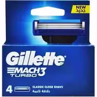 ژیلت یدک مچ تری توربو 4عددی مدل MACH 3 TURBO