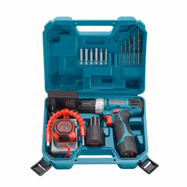 مجموعه 19 عددی پیچ گوشتی شارژی رونیکس مدل RS-8012