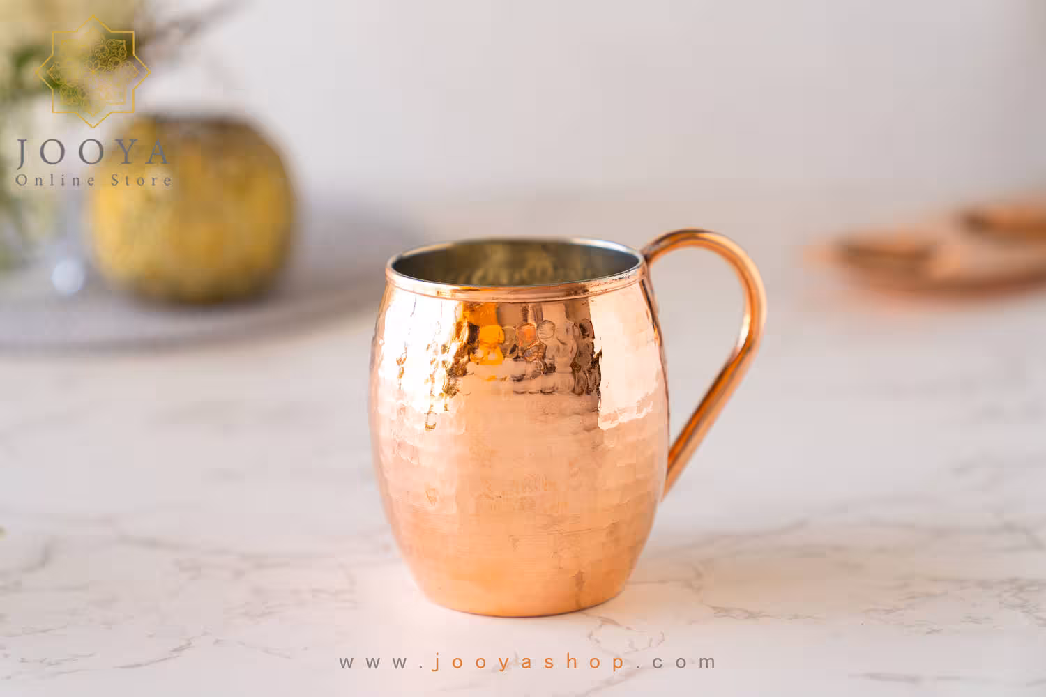 لیوان مسی خمره ای