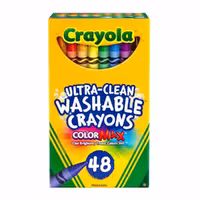 مداد شمعی قابل‌شستشو 48 رنگ کرایولا Crayola