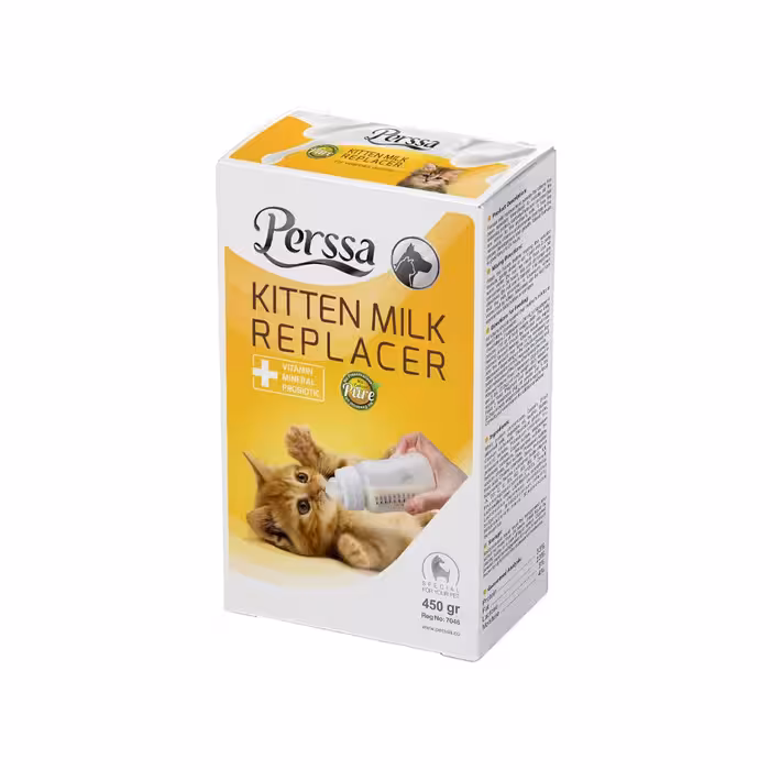 شیر خشک بچه گربه پرسا وزن 450 گرم