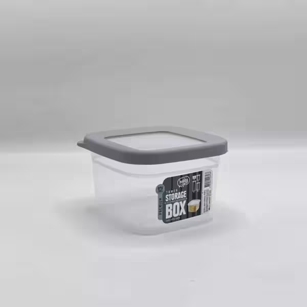 ظرف نگهدارنده درب سیلیکون 500 میل طوسی کمرنگ 020924