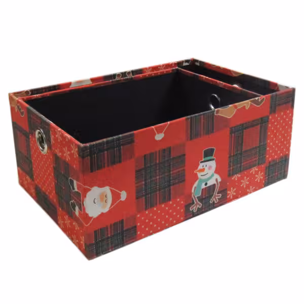 سورل جعبه 2 عددی زمینه قرمز طرح آدم برفی