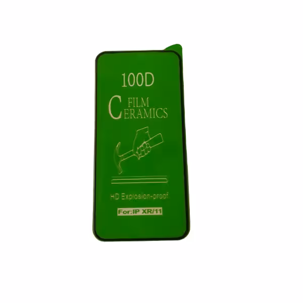 گلس ایفون 11 و ایفون ایکس ار با پوشش کامل محافظ سرامیکی اصلی آیفون ایکس ار نانو ایفون یازده گلس انعطاف پذیر نشکن گوشی آیفون XR اپل‏ با چسب کامل محافظ صفحه نمایش نانو سرامیکی آیفون Original Nano Flexible Ceramic Full Coverage Screen Protector with Full Glue Anti Broken For Apple iPhone XR and Iphone 11