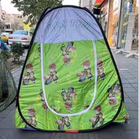 چادر مسافرتی کودک سایز دونفره  فنری طرح بن تن (BEN10 ) مناسب بازی  کد6