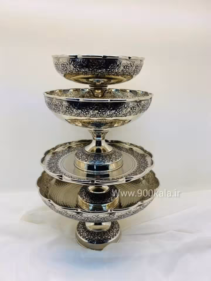 سرویس پذیرایی مس  با آبکاری کروم