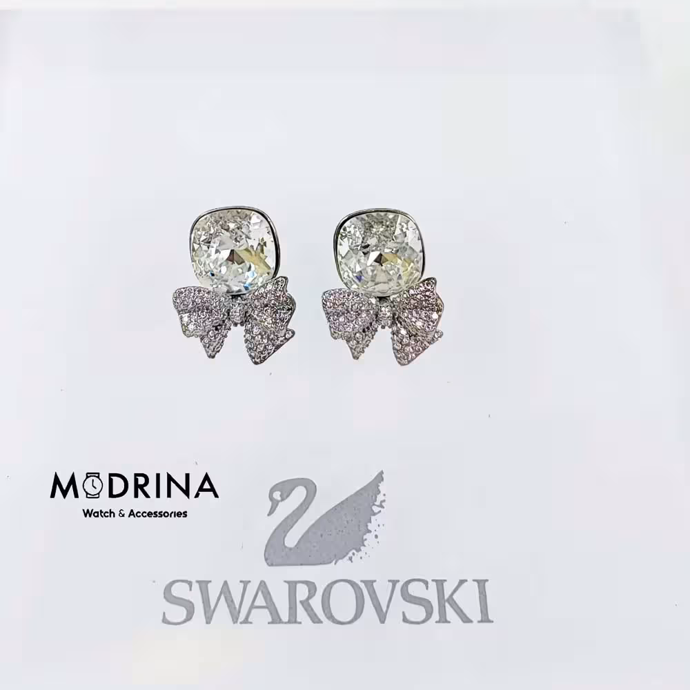 گوشواره پاپیون سواروسکی Swarovski